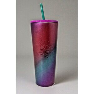 Starbucks 24oz Stainless Steel Tumbler Spring Shimmer Multicolor Ombré 2022